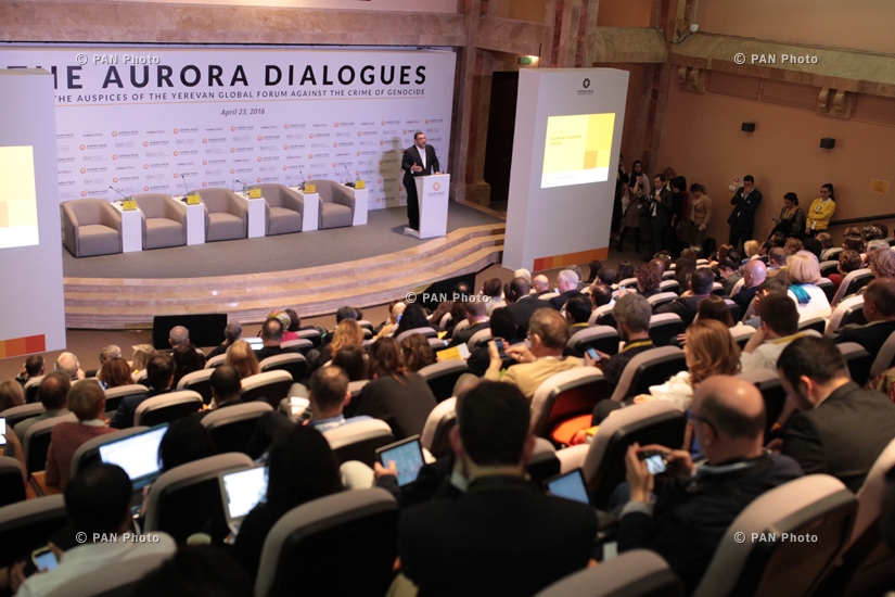 Aurora Dialogues. «Հումանիտար հիմնախնդիրների իրավիճակն աշխարհում» թեմայով քննարկում