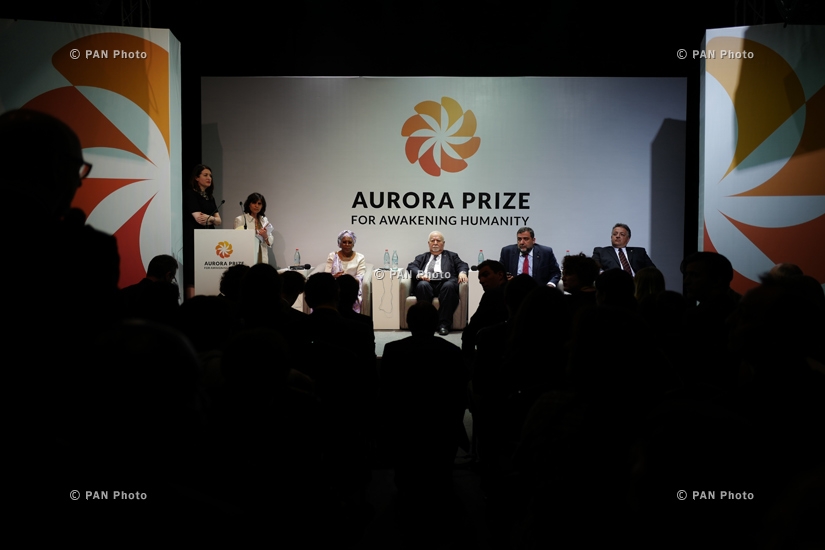 Press conference on the Aurora Prize Ceremony 