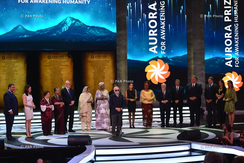  В Ереване прошла церемония вручения гуманитарной премии «Аврора»