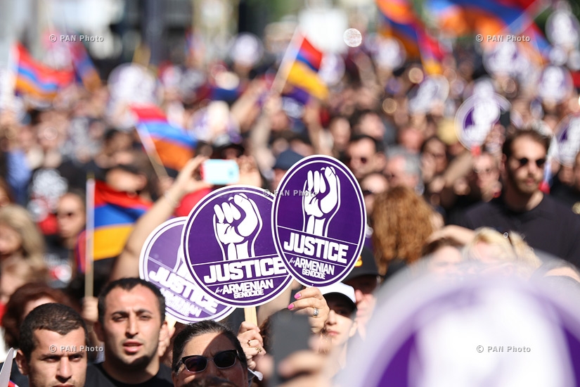 60,000 человек в Лос-Анджелесе провели митинг у консульства Турции в память о жертвах Геноцида армян