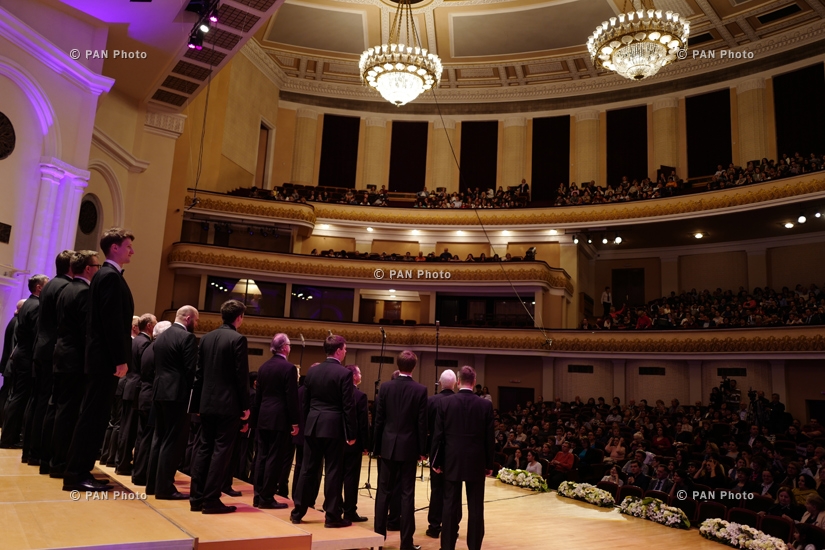 Concert of Estonian National Male Choir at Yerevan's Aram Khachaturian Concert Hall