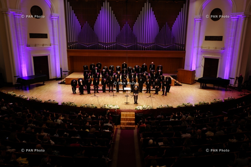 Concert of Estonian National Male Choir at Yerevan's Aram Khachaturian Concert Hall