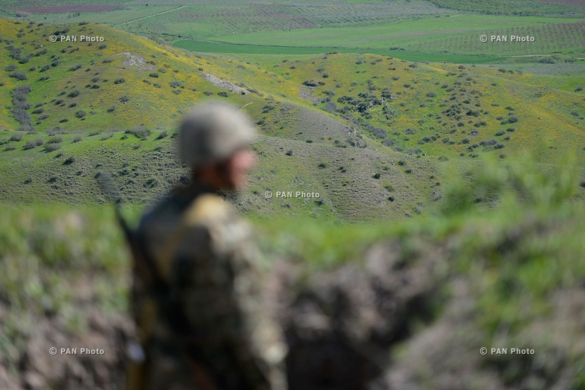 Border guards of Nagorno-Karabakh Defense Army