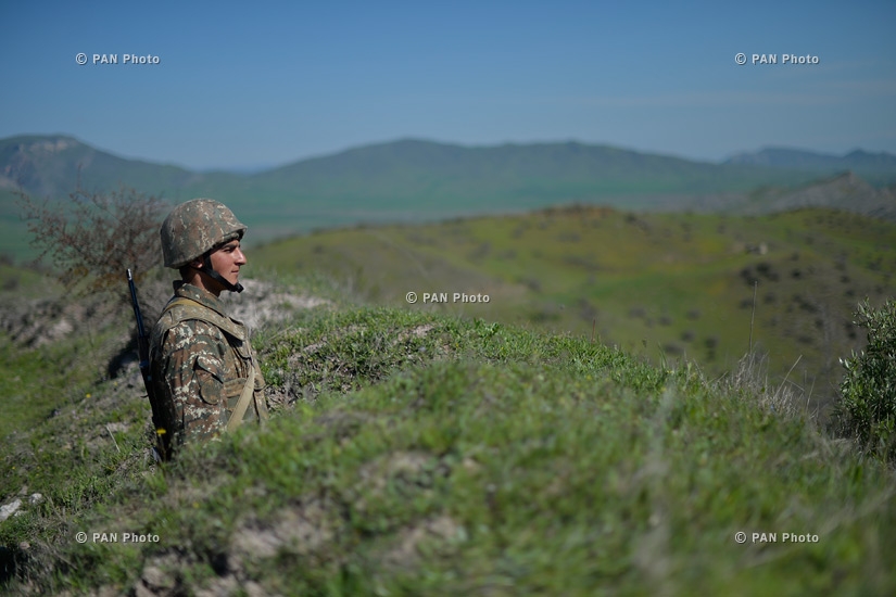 Border guards of Nagorno-Karabakh Defense Army