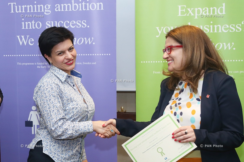 A training workshop on Keys to financial management took place in the framework of EBRD’s Women in Business Programme in Armenia