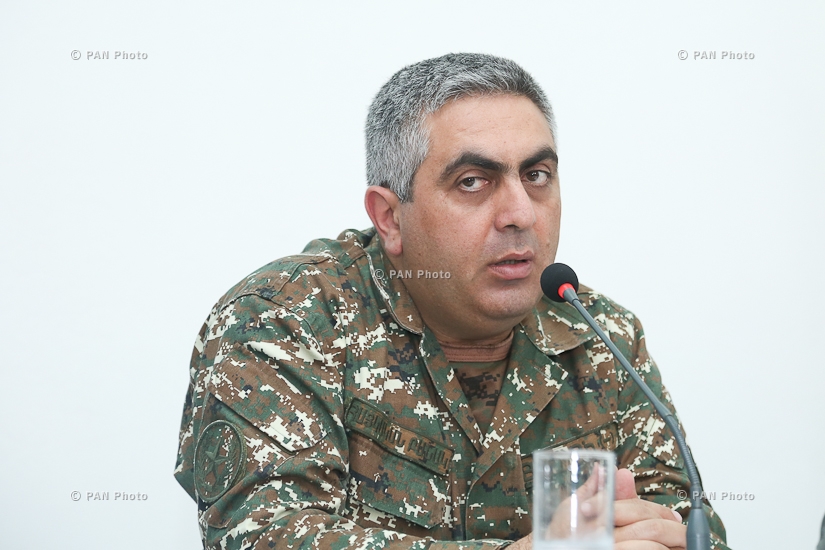 Press conference of Defense Minister's Press Secretary Artsrun Hovhannisyan