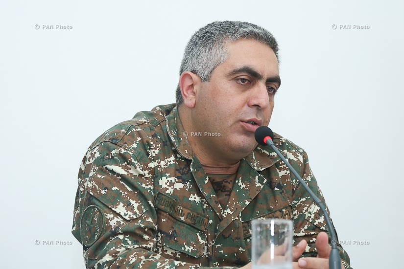 Пресс-конференция пресс-секретаря министра обороны Армении Арцруна Ованнисяна