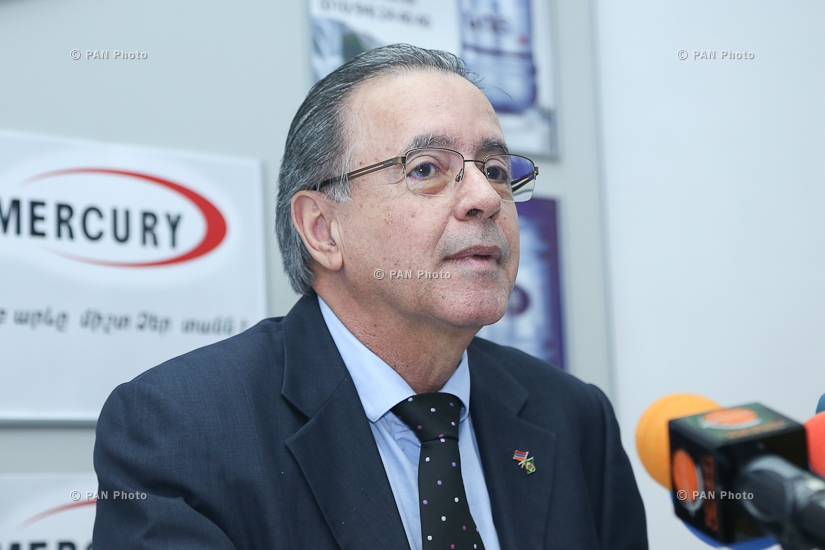 Пресс-конференция посла Бразилии в Армении Эдсона Мариньо Дуарте Монтейро