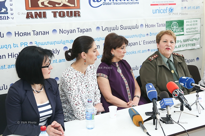 Press conference with the participation of female public figures