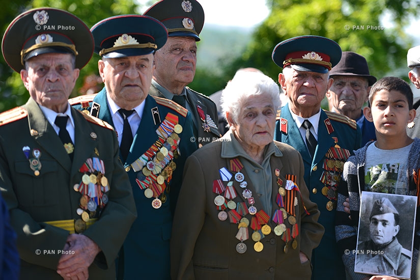 Երկրորդ համաշխարհային պատերազմում տարած հաղթանակի 71-ամյակին նվիրված տոնակատարություն Հաղթանակի այգում