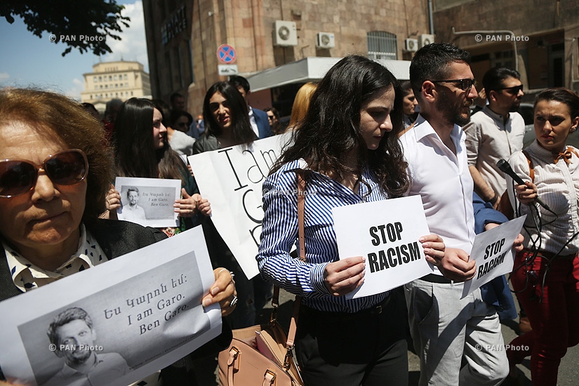 I am Garo: Armenians march in support of Turkey's Armenian MP Garo Paylan