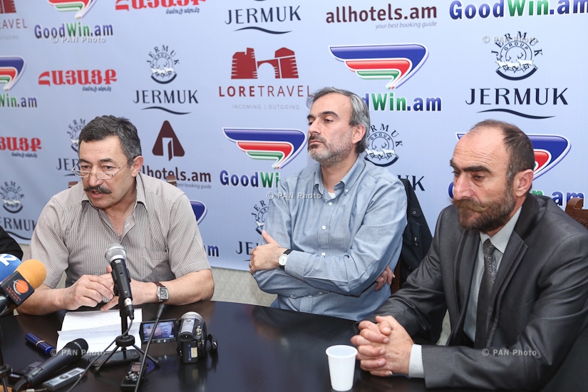 Press conference of the chairman of The “Union of Freedom Fighters of the Shushi Special Battalion” NGO and board members