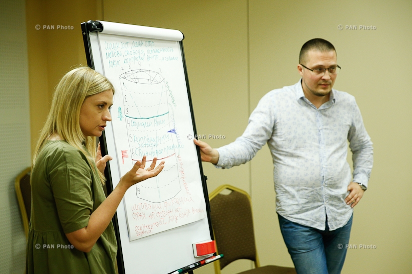 Leading international business-trainers Irina & Egor Karopa conducted а training on Enneagram in Yerevan