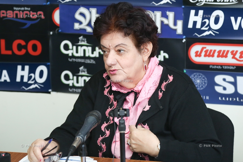 Press conference of environmentalist Karine Danielyan