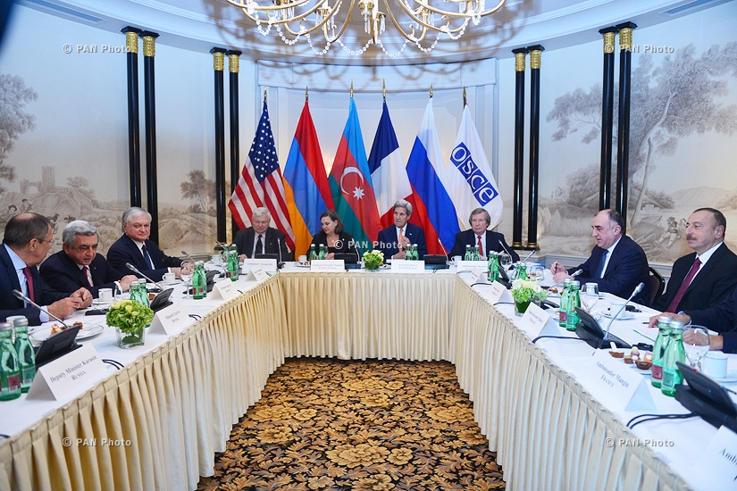 President of Armenia Serzh Sargsyan and of Azerbaijan Ilham Aliyev in Vienna participated in the discussions initiated by the Ministers of Foreign Affairs of the countries-Co-Chairs of the OSCE Minsk Group