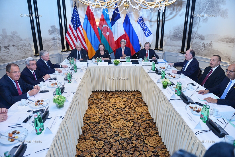 President of Armenia Serzh Sargsyan and of Azerbaijan Ilham Aliyev in Vienna participated in the discussions initiated by the Ministers of Foreign Affairs of the countries-Co-Chairs of the OSCE Minsk Group