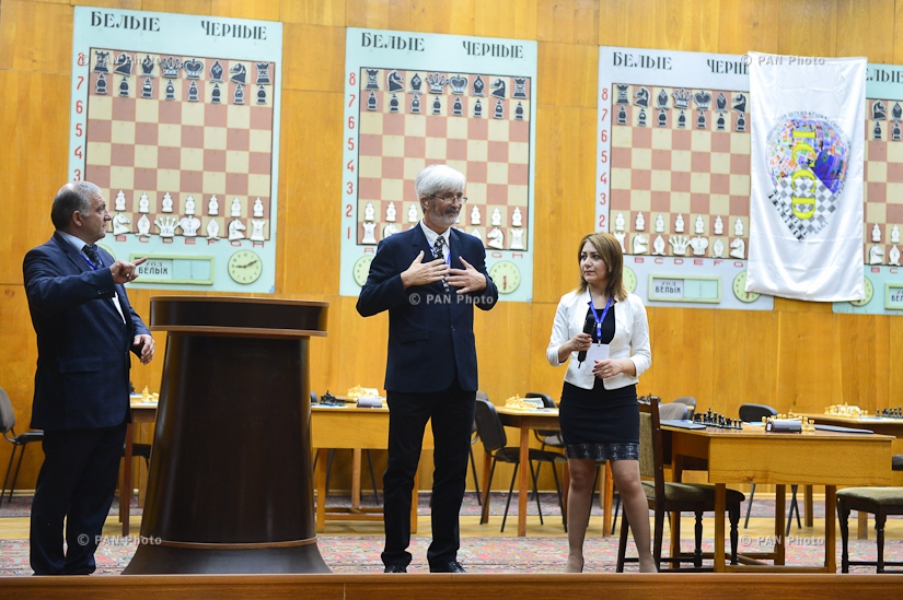 Opening ceremony of the World Individual Deaf Chess Championship and inauguration of the Shengavit Chess School for Children