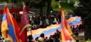 В Арцахе прошли праздничные мероприятия, посвященные Дню Победы в Великой Отечественной войне, формирования Армии обороны Нагорного Карабаха и освобождения Шуши