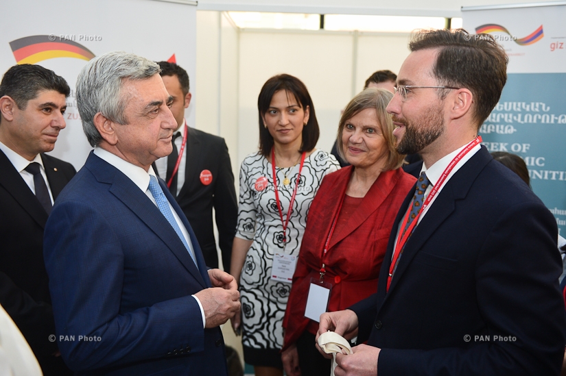 «Նոր հեռանկարներ սիրիահայերի համար» ցուցահանդեսի բացման արարողությունը
