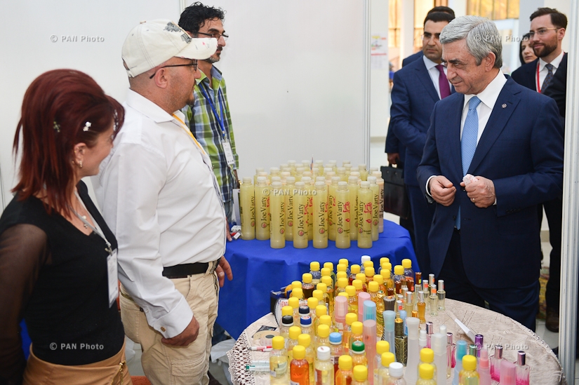 «Նոր հեռանկարներ սիրիահայերի համար» ցուցահանդեսի բացման արարողությունը