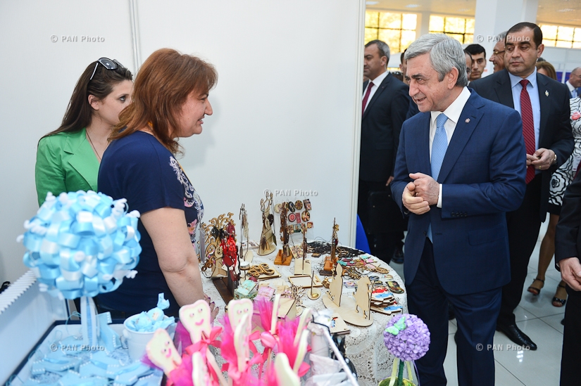«Նոր հեռանկարներ սիրիահայերի համար» ցուցահանդեսի բացման արարողությունը