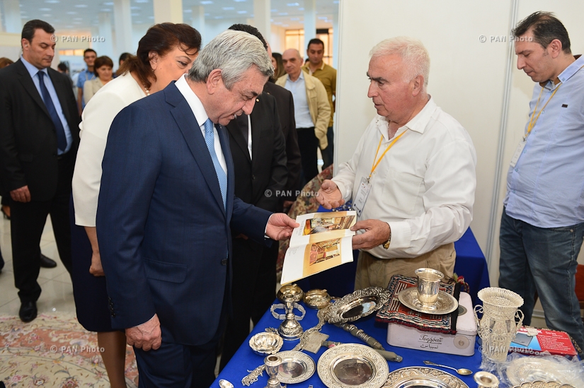 «Նոր հեռանկարներ սիրիահայերի համար» ցուցահանդեսի բացման արարողությունը