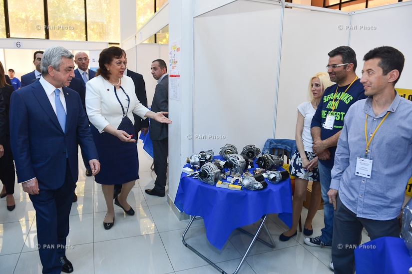 «Նոր հեռանկարներ սիրիահայերի համար» ցուցահանդեսի բացման արարողությունը