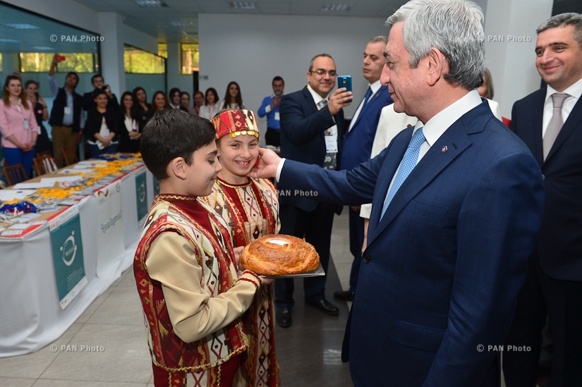 «Նոր հեռանկարներ սիրիահայերի համար» ցուցահանդեսի բացման արարողությունը