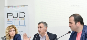 Пресс-конференция адвоката Николая Багдасаряна и председателя НПО «Медиа и право» Лилит Лалаян