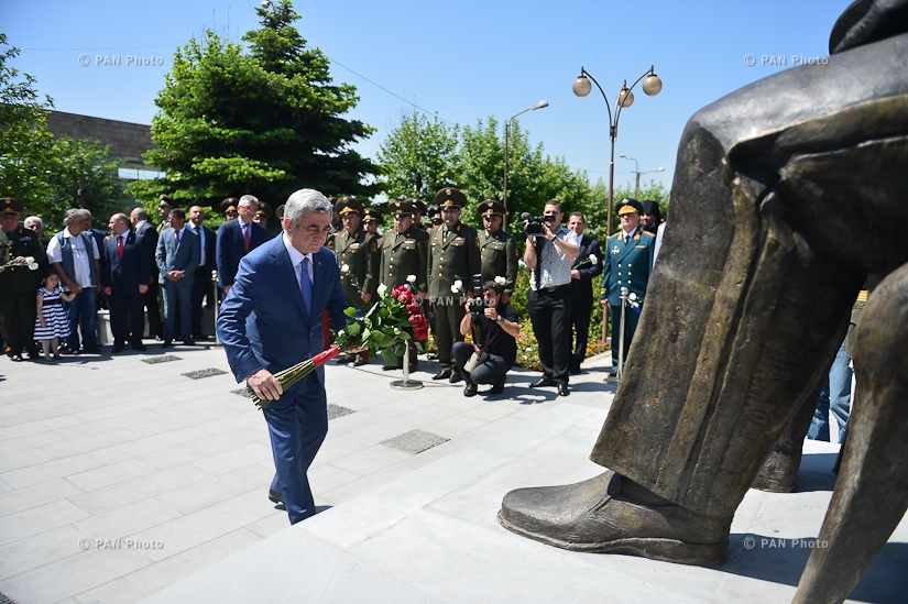 Marshal Hamazasp Babajanyan statue unveiled in Yerevan