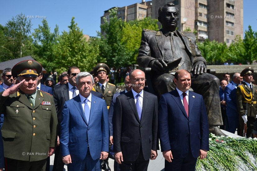 Marshal Hamazasp Babajanyan statue unveiled in Yerevan