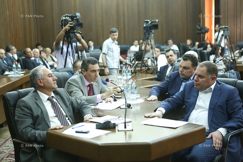 The joint session of the RA NA Standing Committees on Defense, National Security and Internal Affairs and on Financial-Credit and Budgetary Affairs