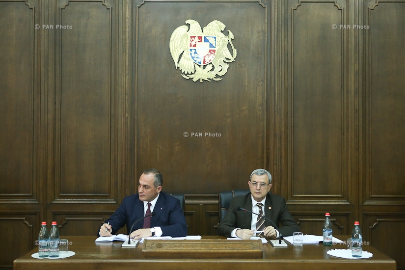 The joint session of the RA NA Standing Committees on Defense, National Security and Internal Affairs and on Financial-Credit and Budgetary Affairs