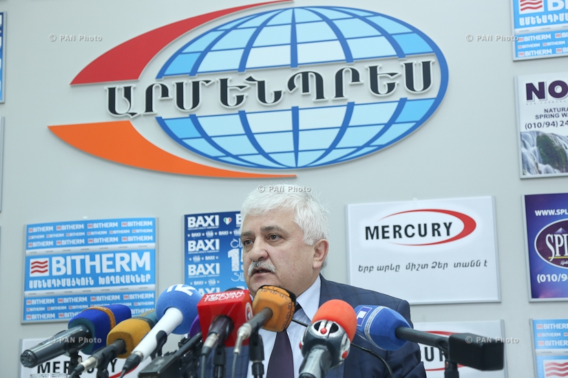 Пресс-конференция председателя центра оценки и тестирования Армении Гагика Меликяна