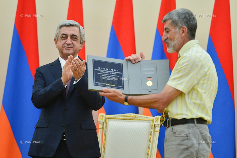 Церемония вручения Премии Президента РА за 2015 год