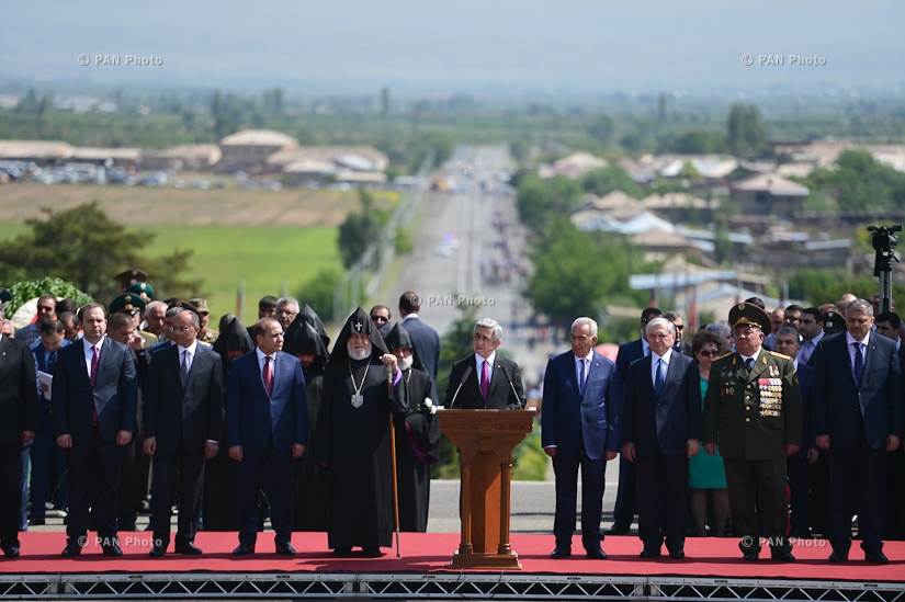 В Сардарапате прошли торжественные мероприятия в честь Дня первой Респубулики Армения