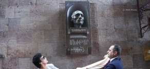 Церемония открытия памятника Мхитару Гошу