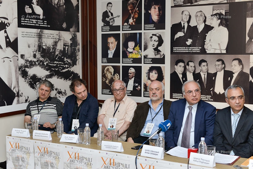 Пресс-конференция, посвященная 12-му международному конкурсу имени Арама Хачатуряна 