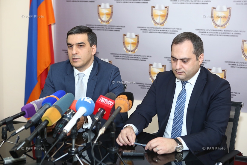 Signing of the Memorandum on cooperation between Chamber of Advocates and Human Rights Defender's office of Armenia