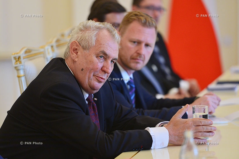 Armenian-Czech high-level negotiations in RA presidential residence