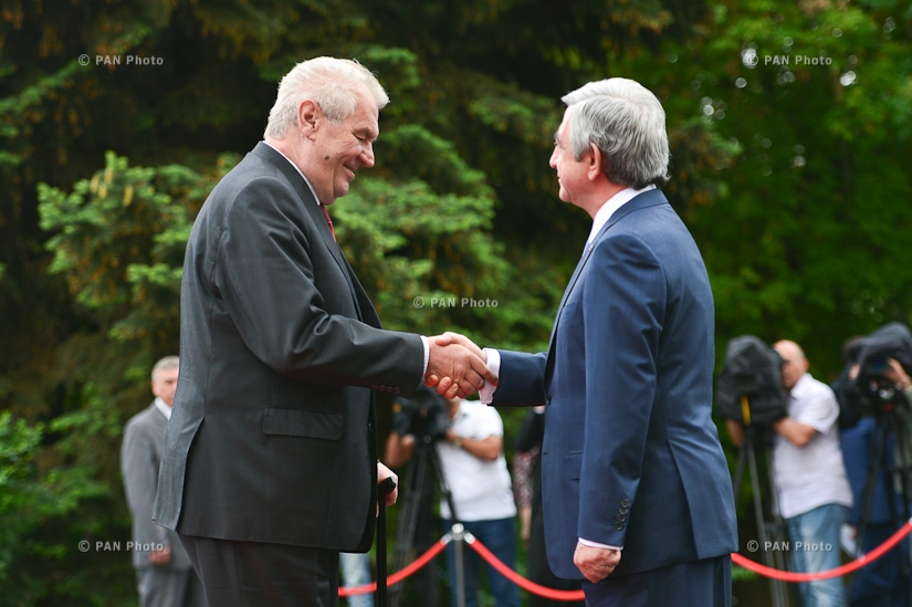 Official farewell ceremony of the President of Czech Republic Miloš Zeman