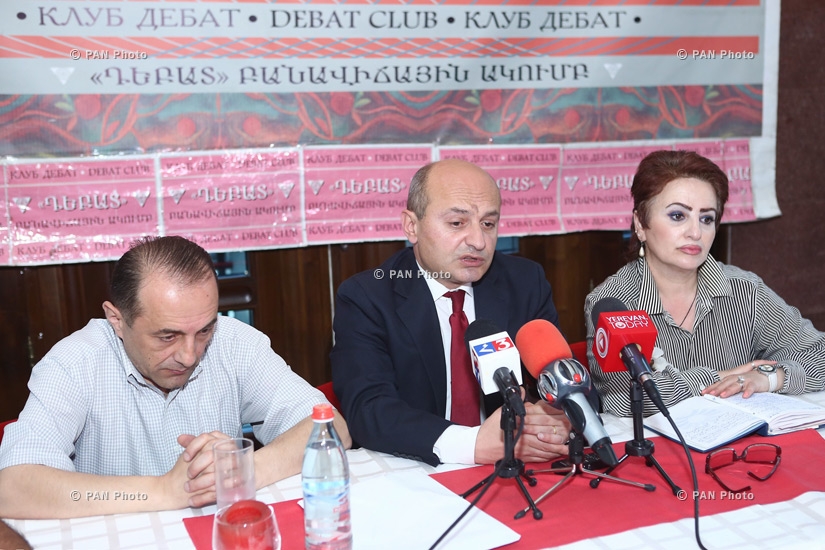 Пресс-конференция Вардана Бостанджяна, Степана Сафаряна и Рубена Меграбяна