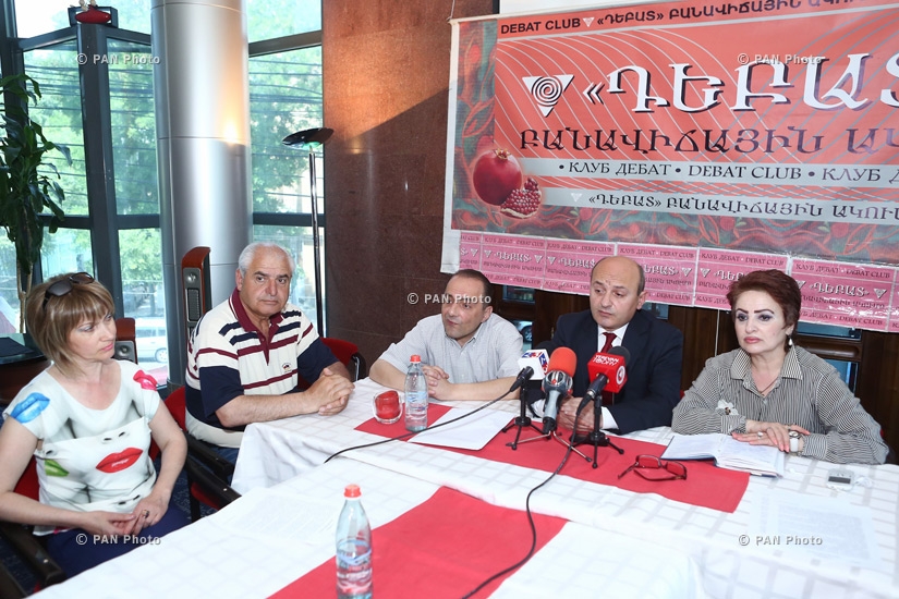 Press conference of Vardan Bostanjyan, Stepan Safaryan and Ruben Mehrabyan