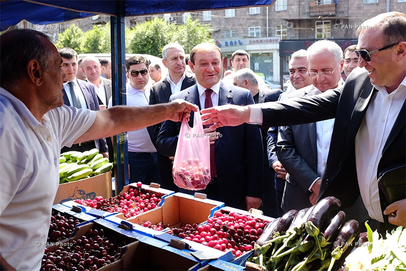 В Ереване открылась ежегодная ярмарка сельскохозяйственной продукции