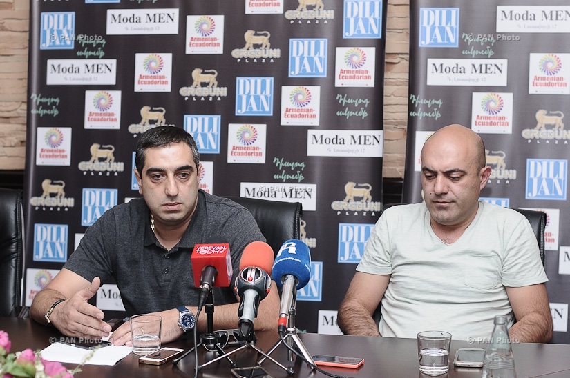 Press conference of ''Kasetsum'' (Suspension) civil movement memeber Samson Grigoryan