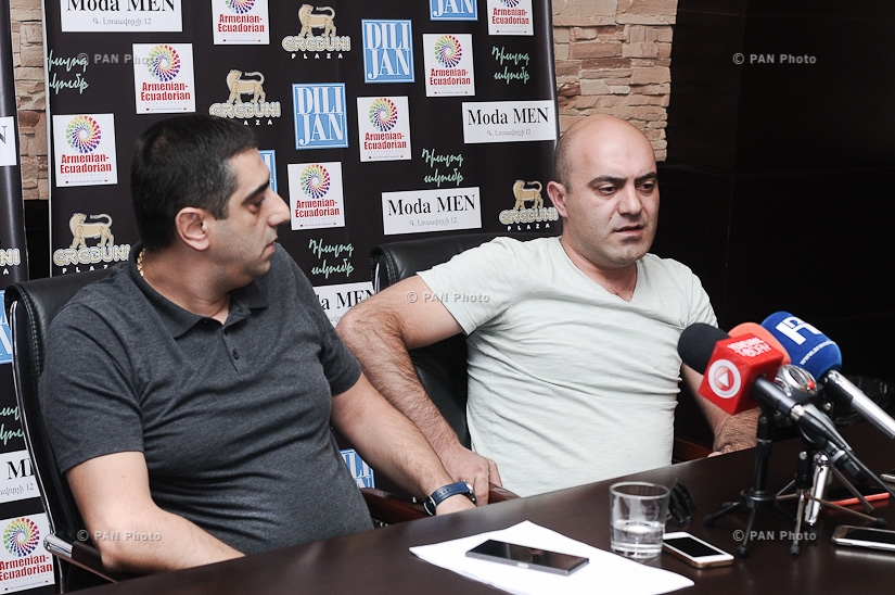 Press conference of ''Kasetsum'' (Suspension) civil movement memeber Samson Grigoryan