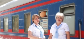 Yerevan-Batumi-Yerevan train route starts first trip in 2016