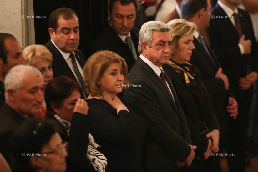 Церемония прощания с Народной артисткой Армении Офелией Амбарцумян