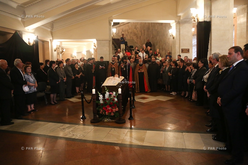 Церемония прощания с Народной артисткой Армении Офелией Амбарцумян