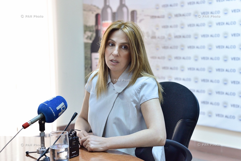 Press conference of Heritage party’s parliamentary group deputy Zaruhi Postanjyan